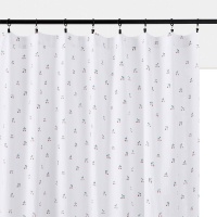 Штора С панелями из хлопчатобумажной газовой ткани Griotte 260 x 140 см розовый LA REDOUTE INTERIEURS  фото, kupilegko.ru